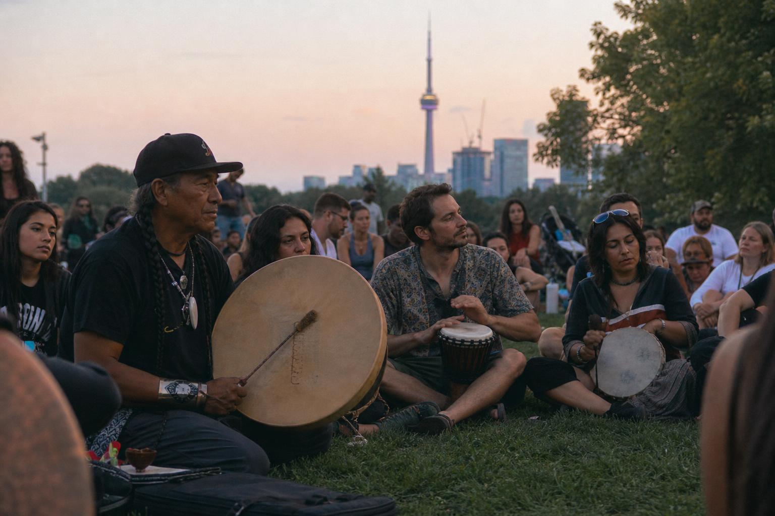 Sundown rhythms at Trinity Bellwoods